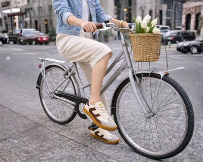 Foto 4 | Foto 4 | Tenis Casual Risel Beige Con Marron 1498 Para Mujer 1 Par