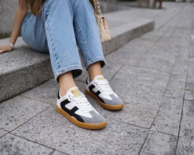 Foto 6 | Foto 6 | Tenis Casual Risel Blanco Con Negro 1498 Para Mujer 1 Par