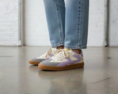 Foto 3 | Foto 3 | Tenis Casual Risel Blanco Con Lila Flores 1498 Para Mujer 1 Par