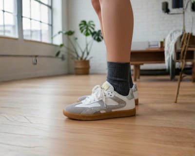 Foto 5 | Foto 5 | Tenis Casual Risel Blanco Con Plata Brilloso 1498 Para Mujer 1 Par