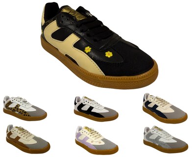 Foto 7 | Foto 7 | Tenis Casual Risel Nrgo Con Amarillo Flores 1498 Para Mujer 1 Par