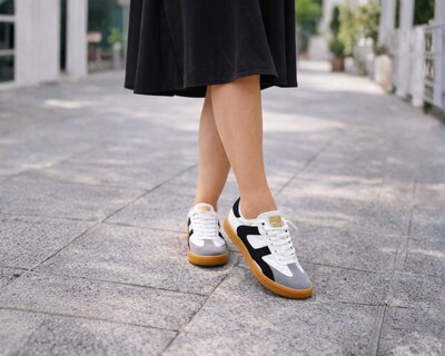 Foto 3 | Foto 3 | Tenis Casual Risel Blanco Con Negro 1498 Para Mujer 1 Par