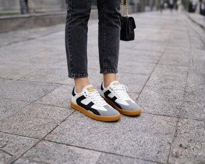 Foto 4 | Foto 4 | Tenis Casual Risel Blanco Con Negro 1498 Para Mujer 1 Par