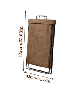 Foto 3 | Foto 3 | Grande Cesto Para Ropa Sucia Cafe