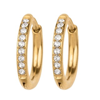 Foto 2 | Foto 2 | Aretes Luckyly Zaya Aretes 2 En 1 Tipo Arracadas Corazón Acero Inoxidable Baño Oro Rosa 14k Oro 14k O Plata Y Zirconia Cúbica