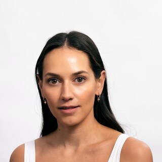 Foto 6 | Foto 6 | Aretes Luckyly Zaya Aretes 2 En 1 Tipo Arracadas Corazón Acero Inoxidable Baño Oro Rosa 14k Oro 14k O Plata Y Zirconia Cúbica