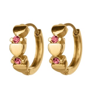 Foto 2 | Foto 2 | Aretes Luckyly Yani Y Ziva Set De Regalo 2 En 1 De Arracadas Y Broqueles Acero Inoxidable Baño Oro 14k Y Zirconia Cúbica