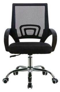 Foto 2 | Foto 2 | Silla De Oficina Ergonómica Reclinable Giratoria Modelo Negro