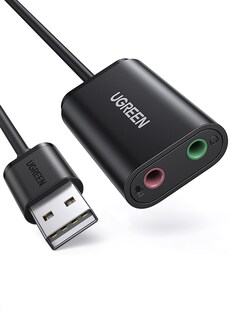 Foto 1 | Foto 1 | Tarjeta Sonido Ugreen Usb Externa Audio Y Micrófono 3.5mm