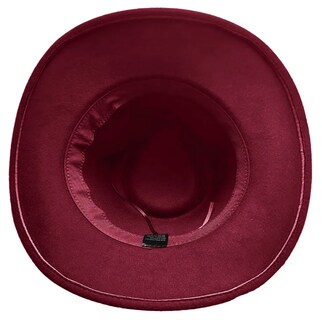 Foto 3 | Foto 3 | Sombrero Vaquero De Fieltro Ala Ancha Unisex Modelo Vino