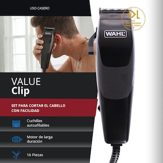 Foto 2 | Foto 2 | Cortadora Wahl Value Clip Con Cable Kit 16 Pz