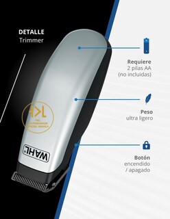 Foto 6 | Foto 6 | Cortadora Wahl Home Pro Combo Dual 24 Accesorios