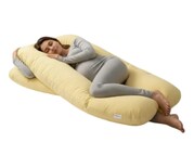 Almohada De Maternidad De Cuerpo Completo Modelo Amarillo