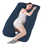 Almohada De Maternidad De Cuerpo Completo Modelo Azul