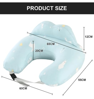 Foto 4 | Foto 4 | Almohada De Lactancia Con Respaldo Ajustable Modelo Azul