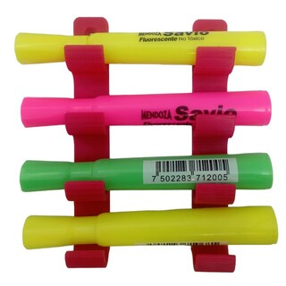 Foto 6 | Foto 6 | Porta Marcadores Pizarrón 3d Art Mxzmr-003 3 Pares Rojo