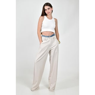 Foto 1 | Foto 1 | Pantalón Roman Fashion Con Pretina Doble Para Mujer