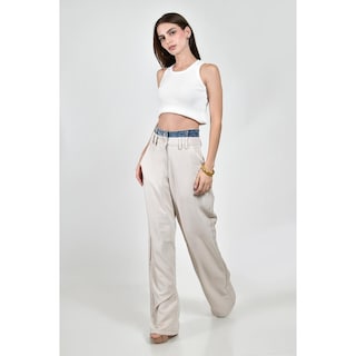 Foto 2 | Foto 2 | Pantalón Roman Fashion Con Pretina Doble Para Mujer