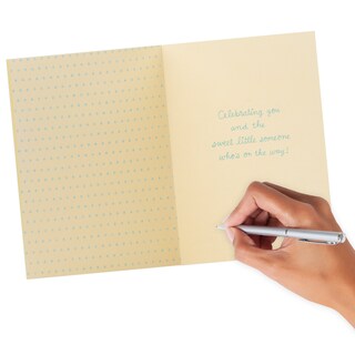 Foto 6 | Foto 6 | Tarjeta De Felicitación Hallmark Signature Baby Shower Con Sobre - Venta Internacional.