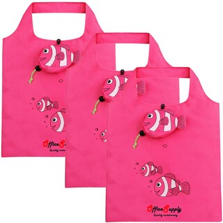 Foto 1 | Foto 1 | Bolsa Ecológica Office Supply Mxkfy-003 3 Piezas Rosa