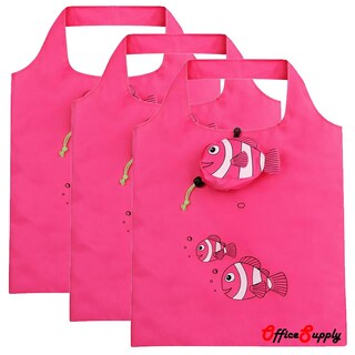 Foto 2 | Foto 2 | Bolsa Ecológica Office Supply Mxkfy-003 3 Piezas Rosa