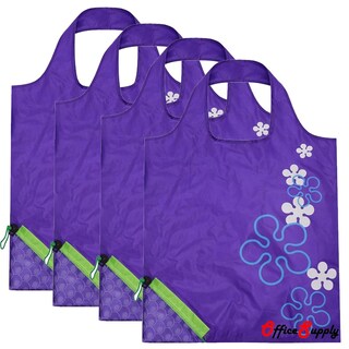 Foto 2 | Foto 2 | Bolsa Para Supermercado Office Supply Mxgyz-004 4 Piezas Morado