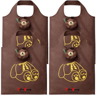 Foto 1 | Foto 1 | Bolsa Para Supermercado Office Supply Mxbze-004 4 Piezas Café