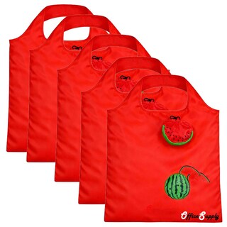 Foto 2 | Foto 2 | Bolsa Compacta Office Supply Mxmyl-005 5 Piezas Rojo