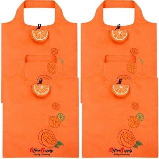 Foto 1 | Foto 1 | Bolsa Para Supermercado Office Supply Mxngx-004 4 Piezas Anaranjado