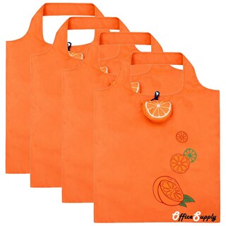 Foto 2 | Foto 2 | Bolsa Para Supermercado Office Supply Mxngx-004 4 Piezas Anaranjado