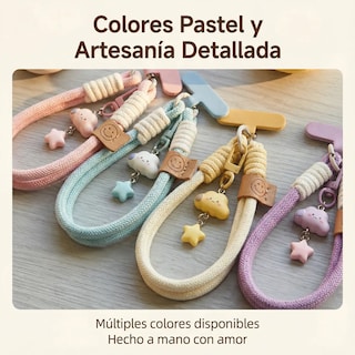 Foto 2 | Foto 2 | Colgantes Y Correas Para Celular Ajustable 5pzs Eo Safe Imports Esi-24246 Multicolor