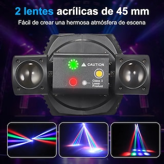 Foto 4 | Foto 4 | Cabeza Móvil Luz Led De Escenario Eo Safe Imports Esi-24427 Negro