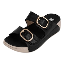 Sandalias Con Plataforma Rbcollection Negro Para Mujer