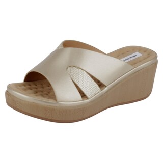 Foto 1 | Foto 1 | Sandalias Con Plataforma Rbcollection Dorado Para Mujer
