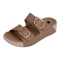 Sandalias Con Plataforma Rbcollection Beige Para Mujer