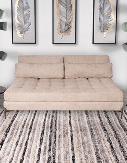 Foto 3 | Foto 3 | Sofá Cama M & E Muebles Gibra Beige Sin Brazo