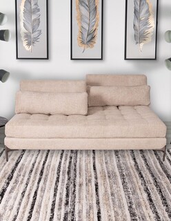 Foto 4 | Foto 4 | Sofá Cama M & E Muebles Gibra Beige Sin Brazo