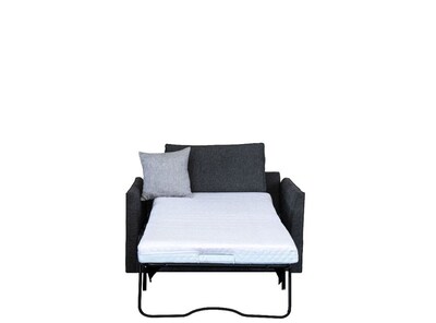 Foto 4 | Foto 4 | Sofá Cama M & E Muebles Cloe Gris Oxford Incluye Colchón