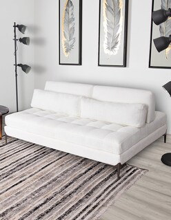 Foto 2 | Foto 2 | Sofá Cama M & E Muebles Gibra Blanco Sin Brazo