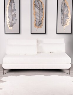 Foto 4 | Foto 4 | Sofá Cama M & E Muebles Gibra Blanco Sin Brazo