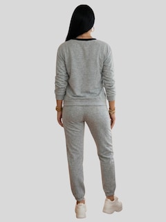 Foto 3 | Foto 3 | Pack De 2 Conjuntos Estilo Deportivo Urbano Conj-0132-px2 Gris Claro Y Gris Oscuro Sudaderas Y Pants Cómodos Para Mujer