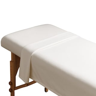 Foto 1 | Foto 1 | Set De 2 Sábanas Para Camilla Spa | Plana + Cajón Blanco Stefano Zanni