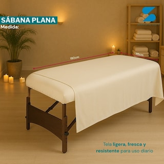 Foto 3 | Foto 3 | Set De 2 Sábanas Para Camilla Spa | Plana + Cajón Blanco Stefano Zanni