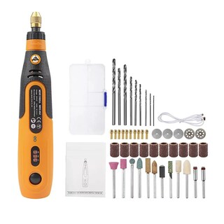 Foto 1 | Foto 1 | Set Mini Mototool Taladro Esmerilado 48pcs Eo Safe Imports Esi-24352 Anaranjado