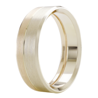 Foto 2 | Foto 2 | Anillo De Matrimonio Fonelli Arg14-55926 Oro Rosa Y Blanco 14k 6mm Macizo-10