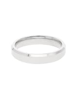 Anillo De Matrimonio Fonelli A10-b201954 Oro Blanco 10k 4mm Comfort-10.5