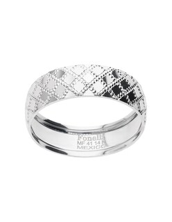 Foto 3 | Foto 3 | Anillo De Matrimonio Fonelli A10-b300816 Oro Blanco 10k 6mm Comfort-10.5