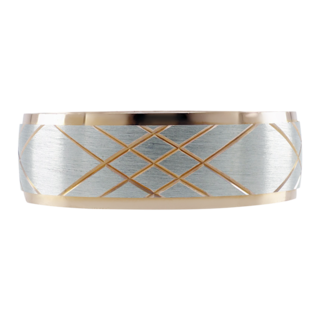 Foto 1 | Foto 1 | Anillo De Matrimonio Fonelli A14-r100556 Oro Rosa Y Blanco 14k 6mm Confort-4.5