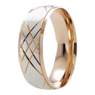 Foto 2 | Foto 2 | Anillo De Matrimonio Fonelli A14-r100556 Oro Rosa Y Blanco 14k 6mm Confort-4.5