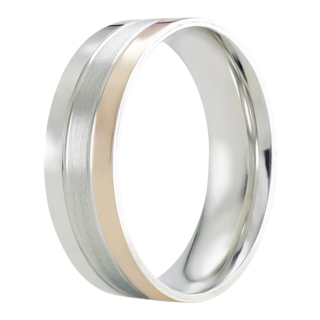 Foto 2 | Foto 2 | Anillo De Matrimonio Fonelli A14-b120905 Oro Amarillo Y Blanco 14k 5mm Confort-4